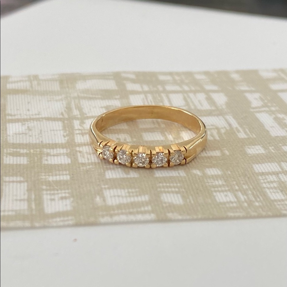 14K Gold Diamond Ring